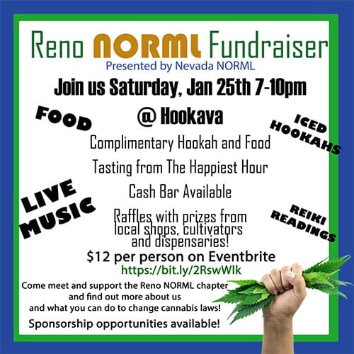 Reno NORML 2020 Community Mixer with OMG THC and Experience Premium Cannabis