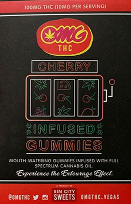 Cherry OMG THC gummies