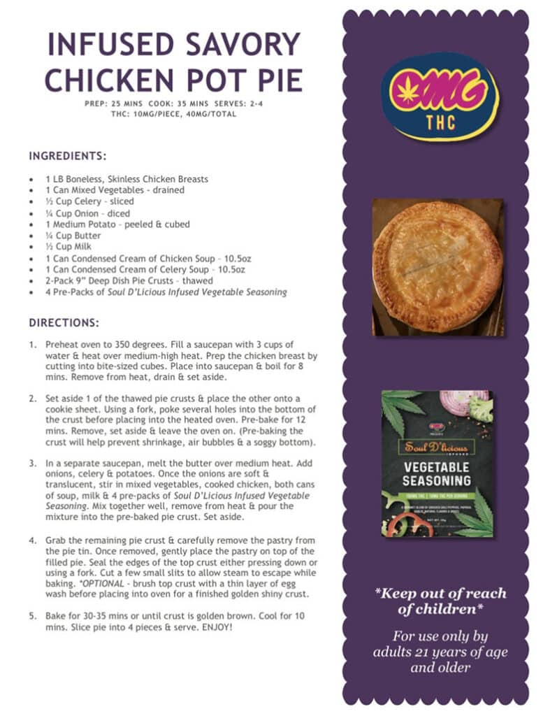 Chicken Pot Pie SDI Recipe